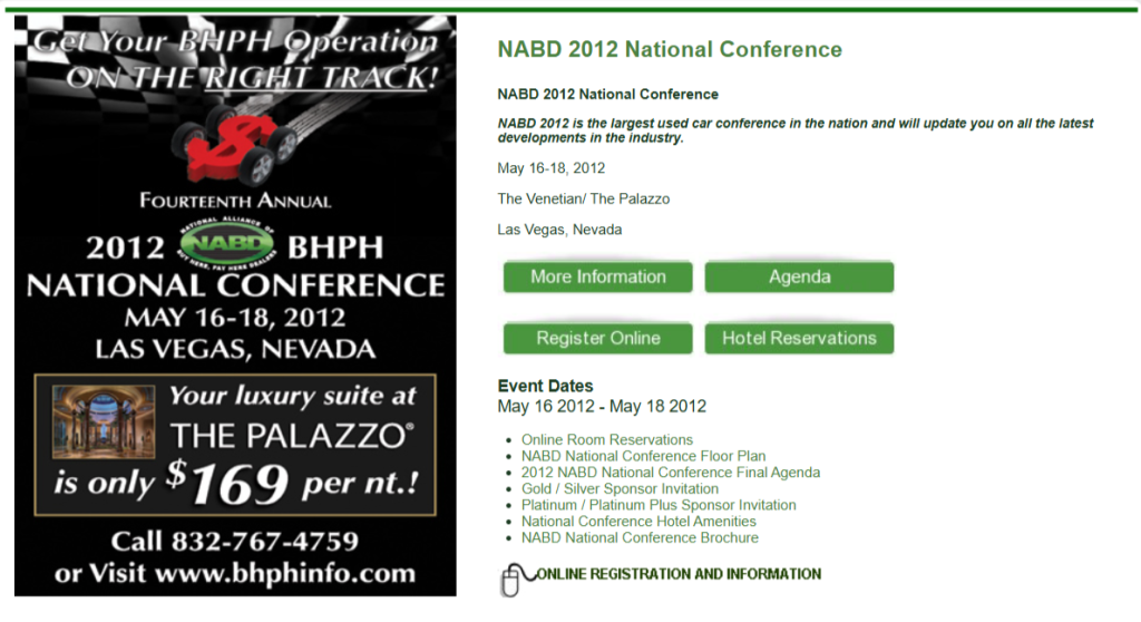 NABD 2012 National Conference