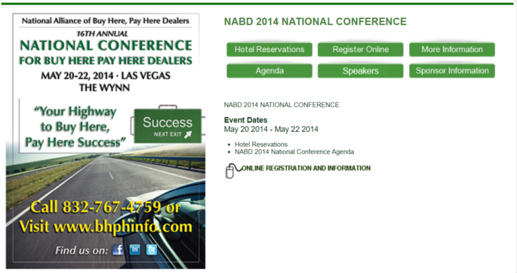 NABD 2014 NATIONAL CONFERENCE